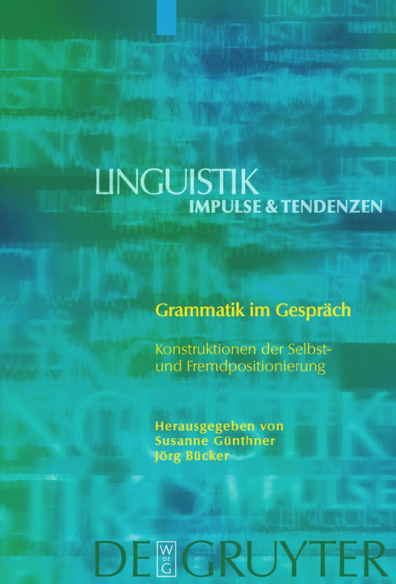book: Grammatik im Gespräch