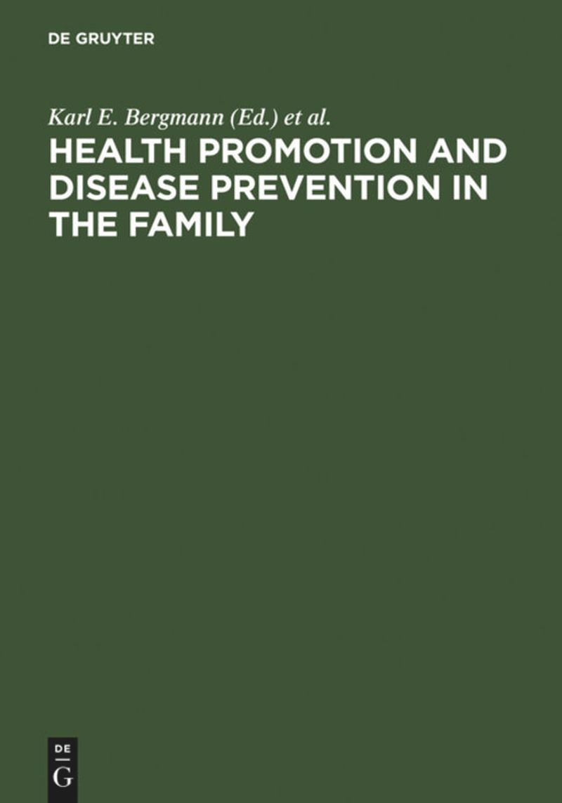 book: Health Promotion and Disease Prevention in the Family