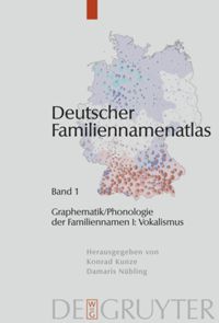 book: Band 1 Graphematik/Phonologie der Familiennamen I