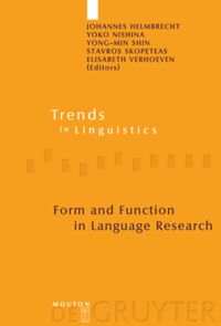 book: Form and Function in Language Research