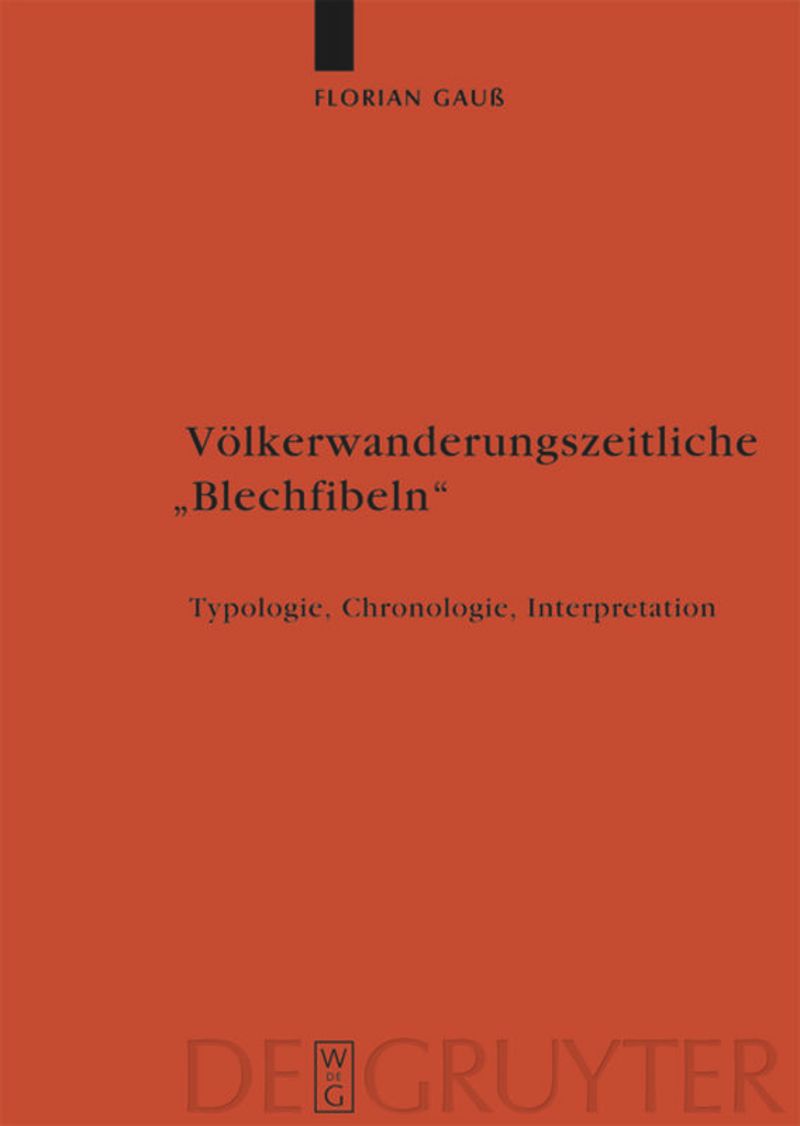 book: Völkerwanderungszeitliche "Blechfibeln"