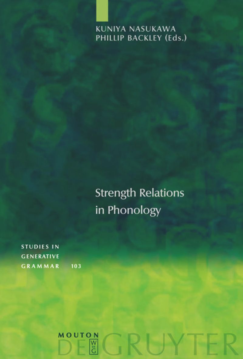book: Strength Relations in Phonology