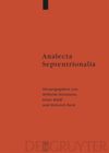 book: Analecta Septentrionalia