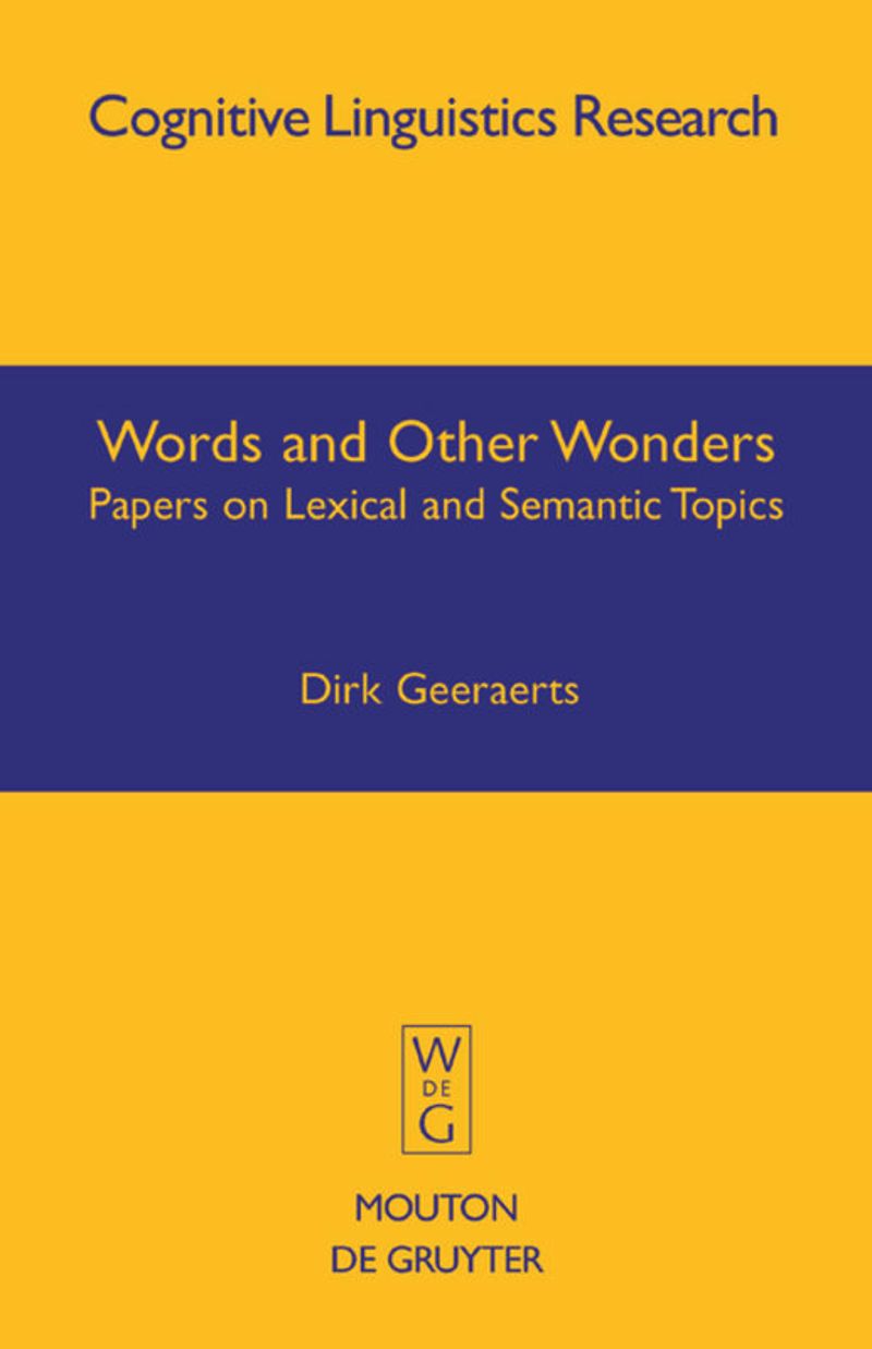 book: Words and Other Wonders