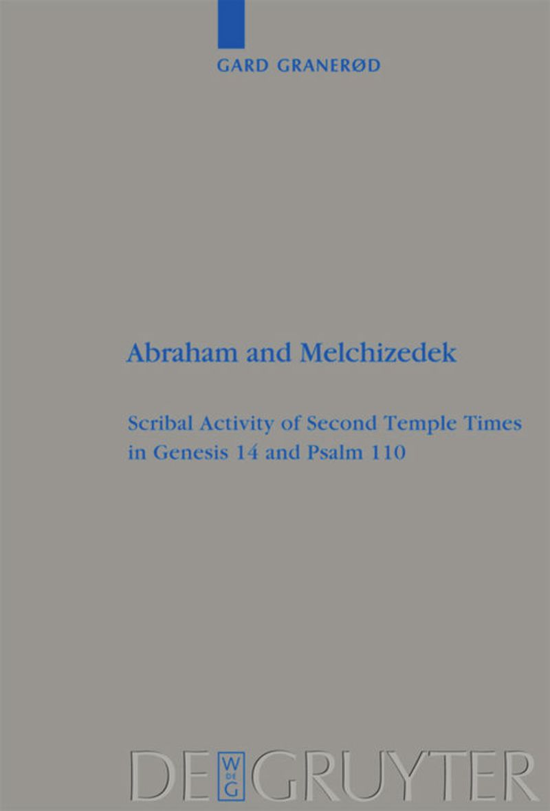book: Abraham and Melchizedek