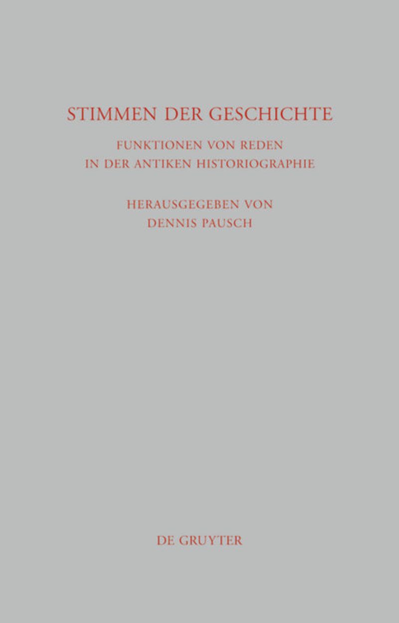 book: Stimmen der Geschichte