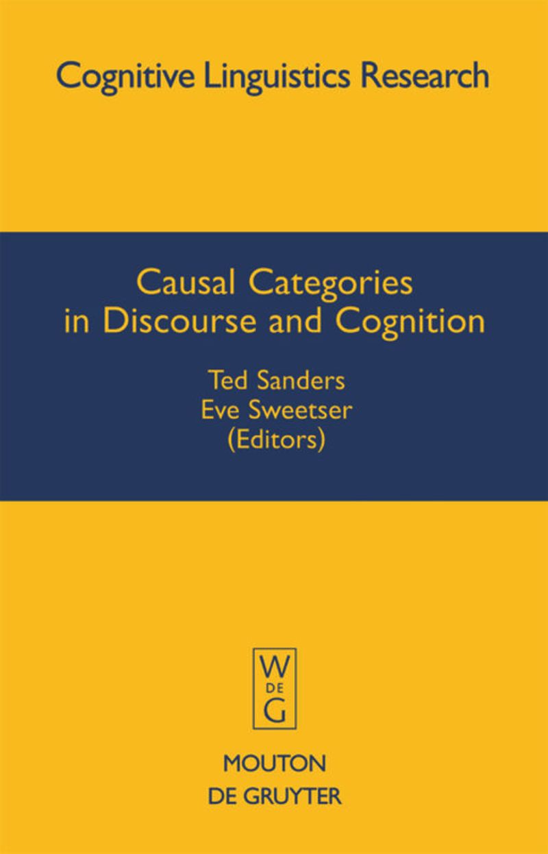 book: Causal Categories in Discourse and Cognition