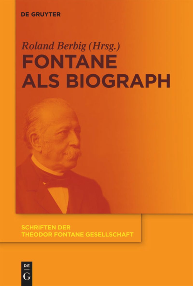 book: Fontane als Biograph