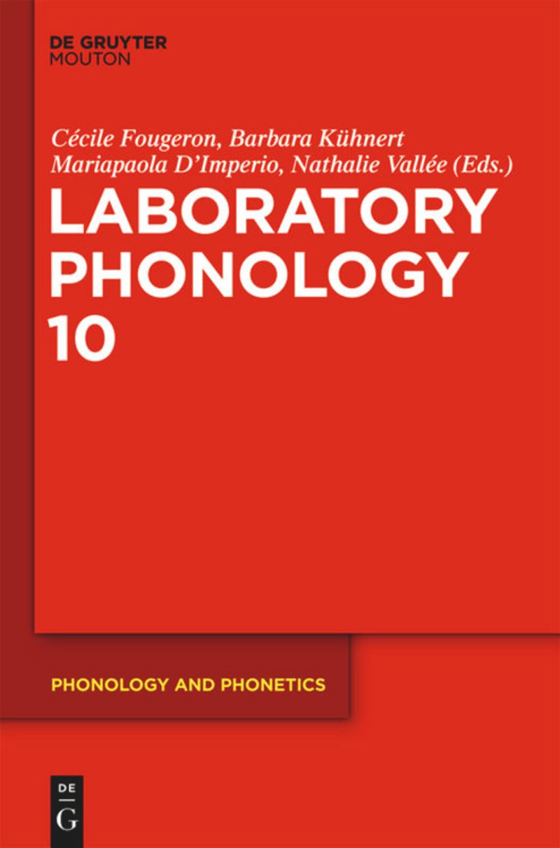 book: Laboratory Phonology 10