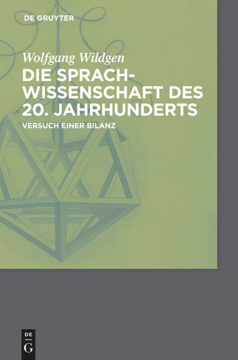 book: Die Sprachwissenschaft des 20. Jahrhunderts