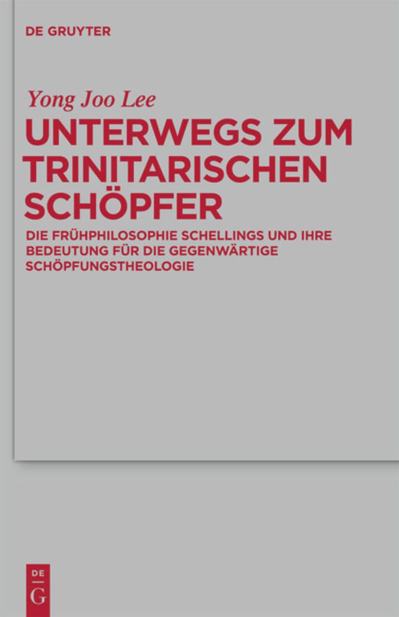 book: Unterwegs zum Trinitarischen Schöpfer