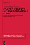 book: Das Pop-Konzert als para-theatrale Form