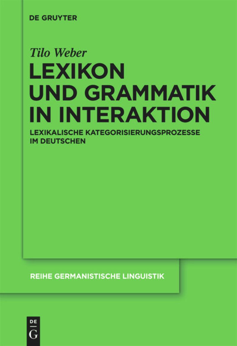 book: Lexikon und Grammatik in Interaktion