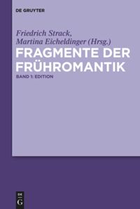 book: Fragmente der Frühromantik