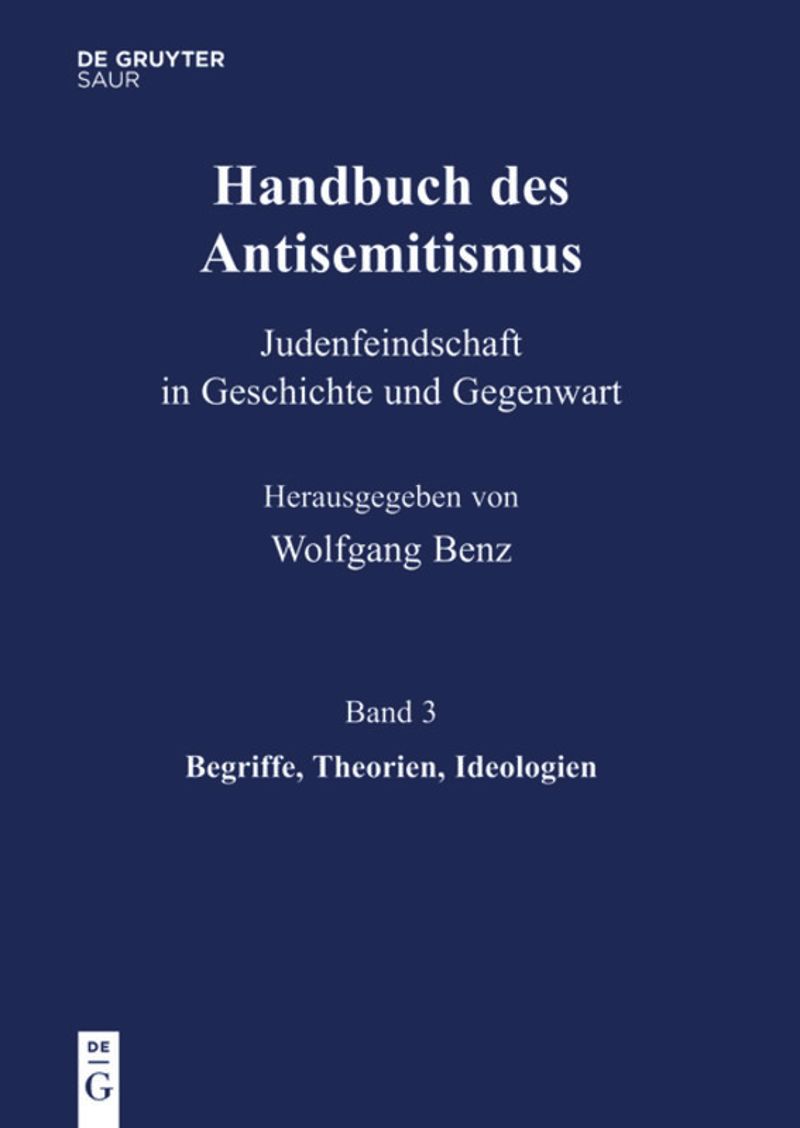 book: Band 3 Begriffe, Theorien, Ideologien