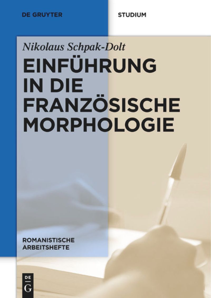 book: Einführung in die französische Morphologie