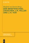 book: Der Briefwechsel zwischen Johann Martin Miller und Johann Heinrich Voß