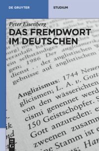 book: Das Fremdwort im Deutschen