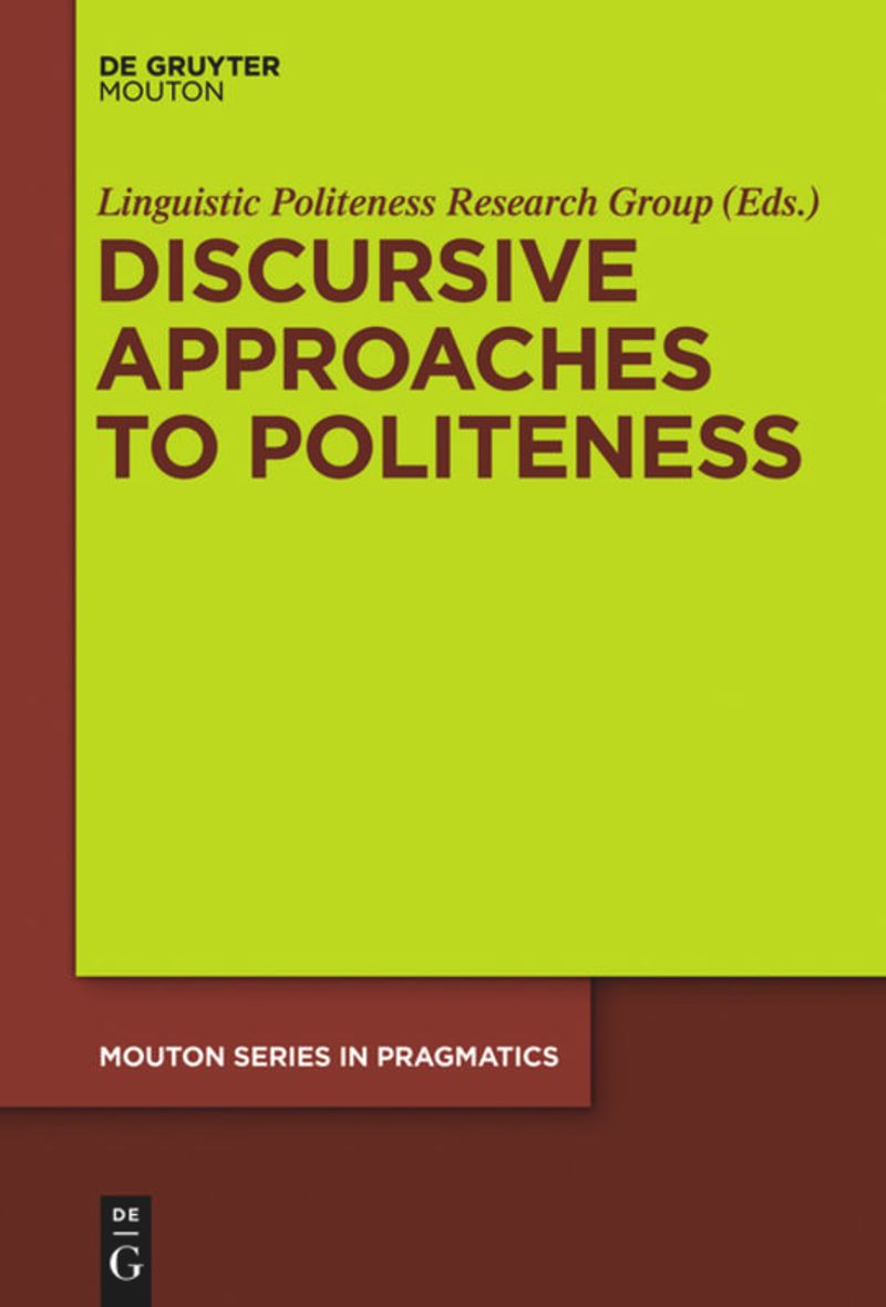 book: Discursive Approaches to Politeness