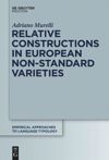 book: Relative Constructions in European Non-Standard Varieties