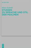 book: Studien zu Sprache und Stil der Psalmen