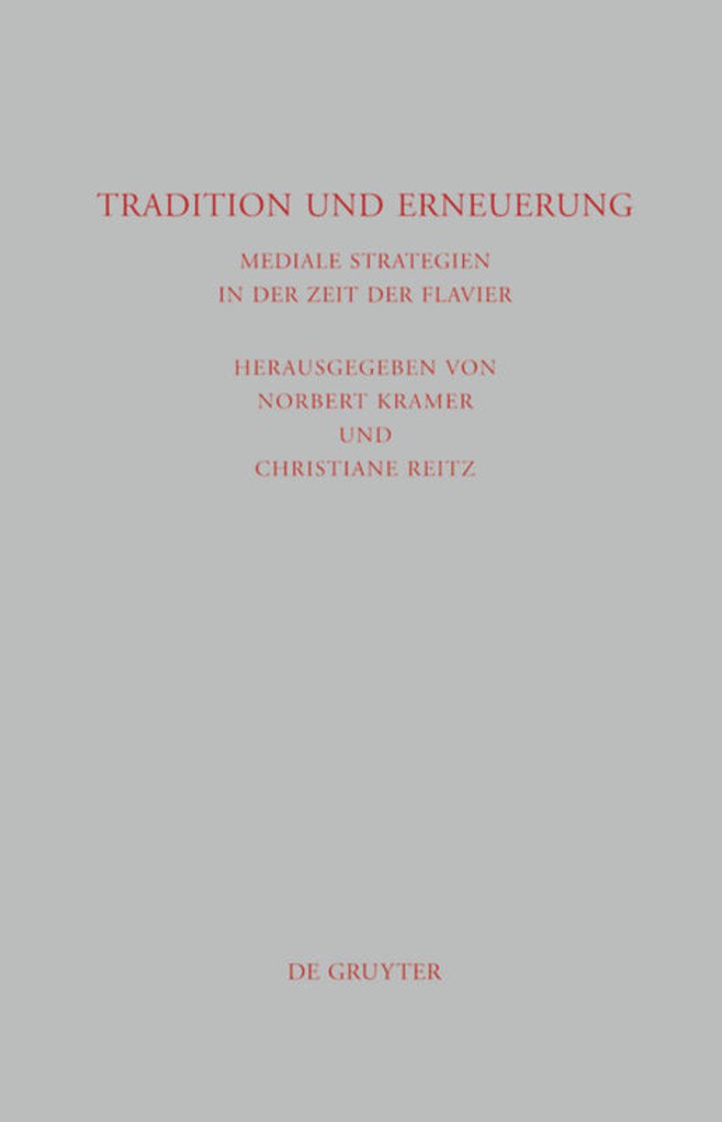book: Tradition und Erneuerung