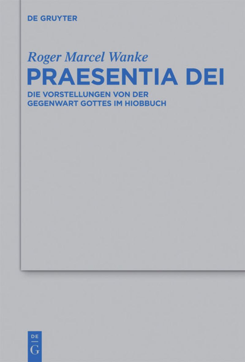 book: Praesentia Dei