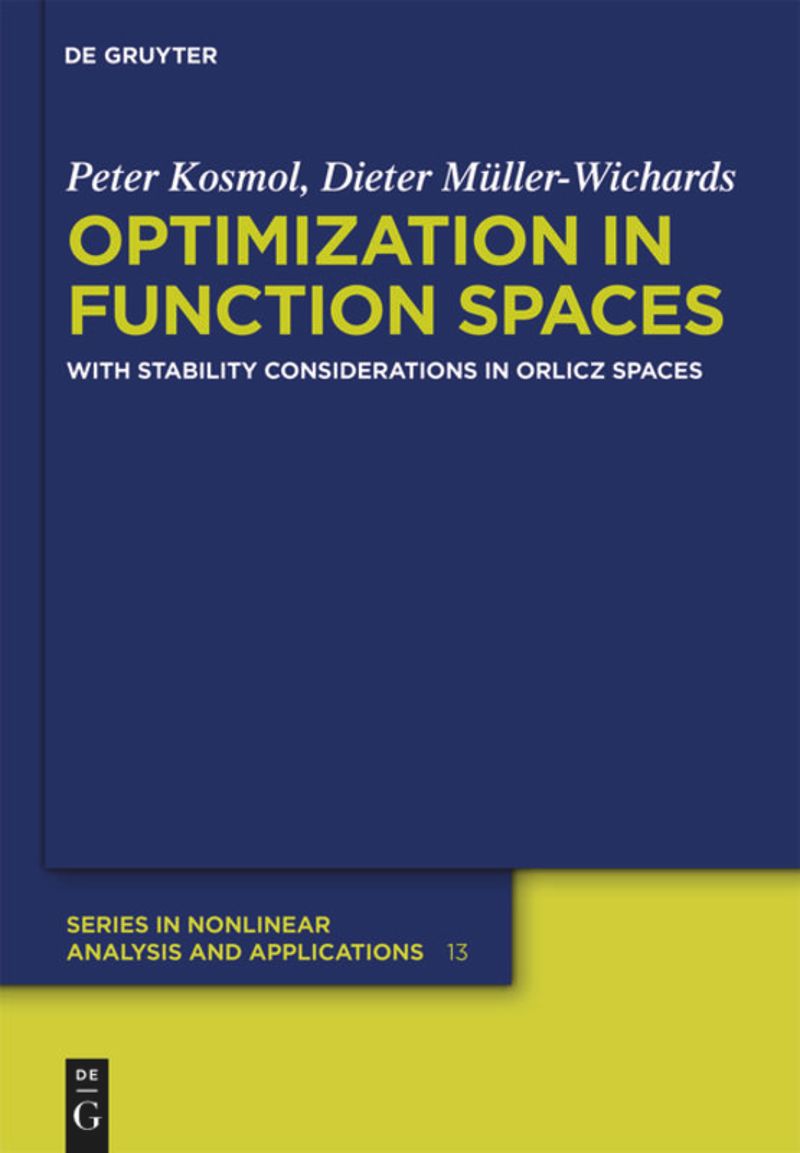 book: Optimization in Function Spaces