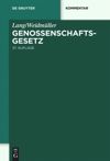book: Lang/Weidmüller. Genossenschaftsgesetz