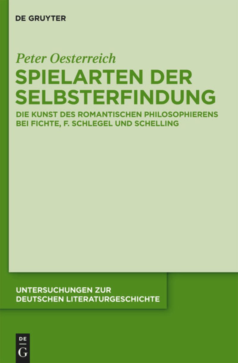 book: Spielarten der Selbsterfindung