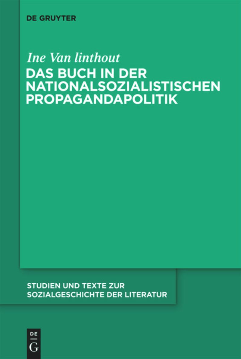 book: Das Buch in der nationalsozialistischen Propagandapolitik