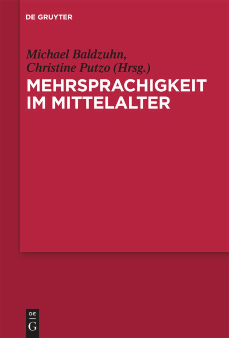 book: Mehrsprachigkeit im Mittelalter