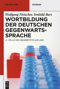 book: Wortbildung der deutschen Gegenwartssprache