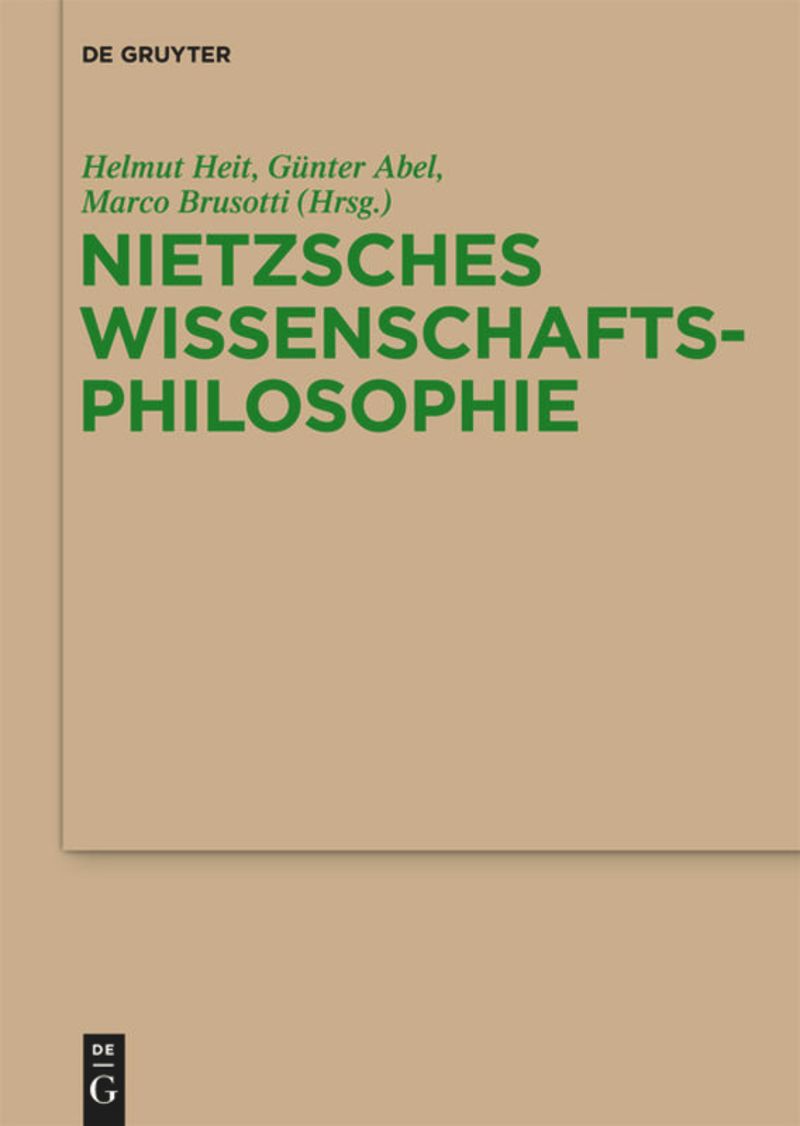 book: Nietzsches Wissenschaftsphilosophie
