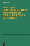 book: Beiträge zu den Fragmenten des Klearchos von Soloi