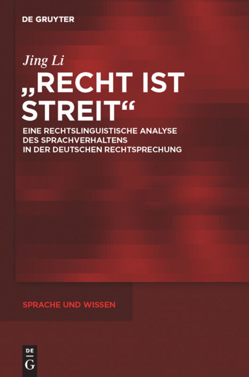 book: "Recht ist Streit"