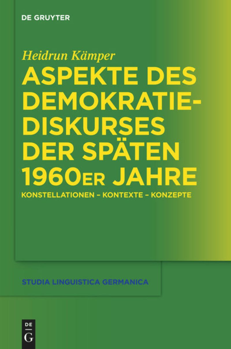 book: Aspekte des Demokratiediskurses der späten 1960er Jahre