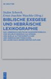 book: Biblische Exegese und hebräische Lexikographie