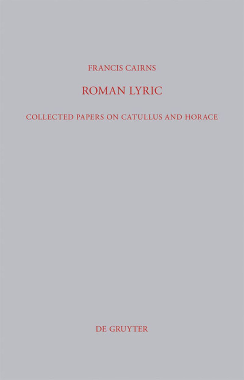book: Roman Lyric