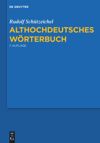 book: Althochdeutsches Wörterbuch