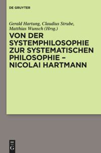 book: Von der Systemphilosophie zur systematischen Philosophie - Nicolai Hartmann