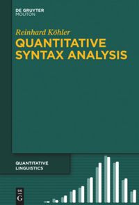 book: Quantitative Syntax Analysis