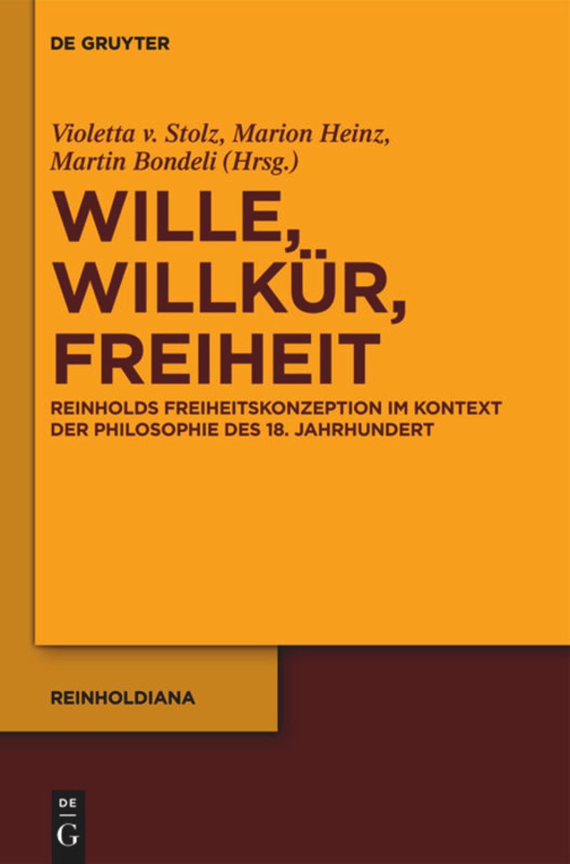 book: Wille, Willkür, Freiheit