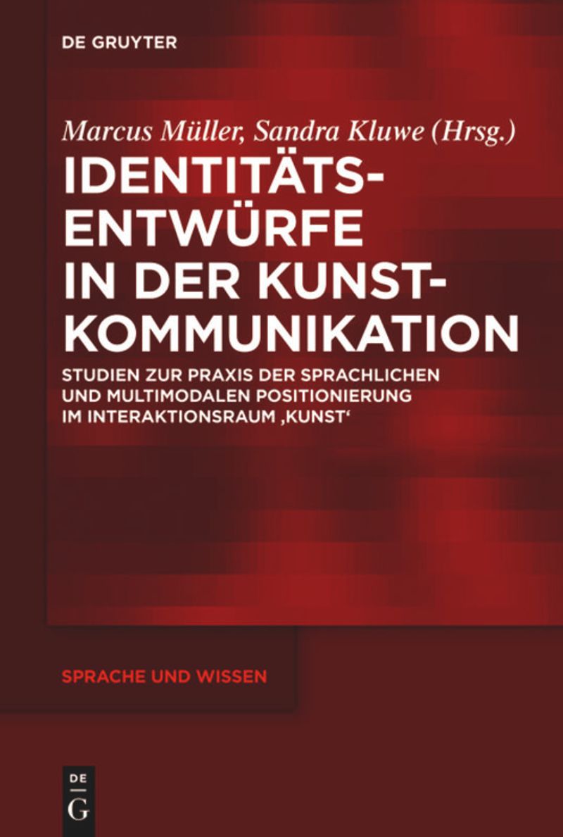 book: Identitätsentwürfe in der Kunstkommunikation