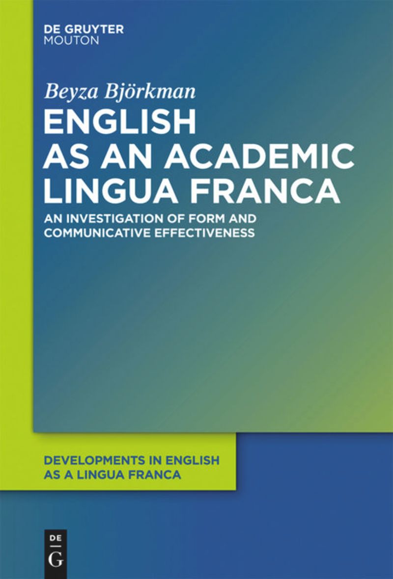 book: English as an Academic Lingua Franca