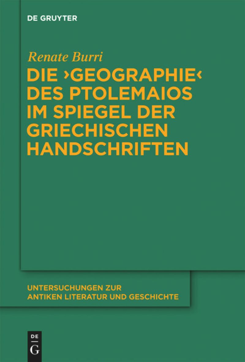 book: Die "Geographie" des Ptolemaios im Spiegel der griechischen Handschriften