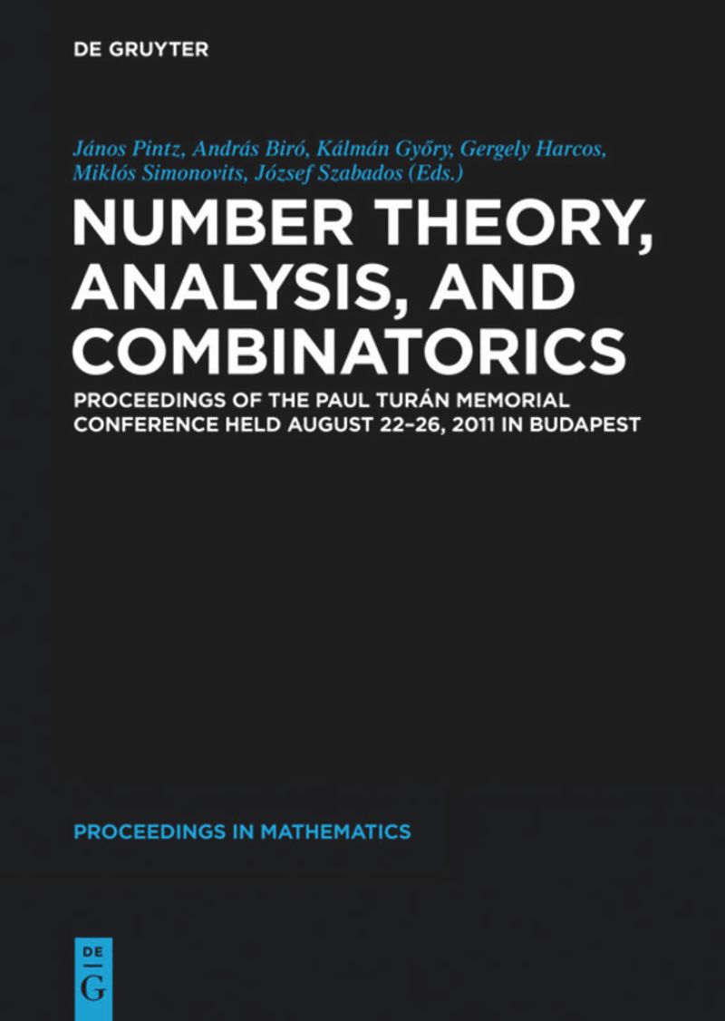 book: Number Theory, Analysis, and Combinatorics
