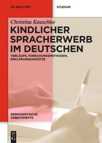book: Kindlicher Spracherwerb im Deutschen
