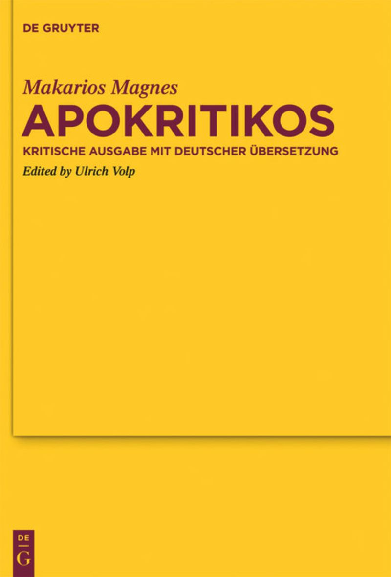 book: Apokritikos