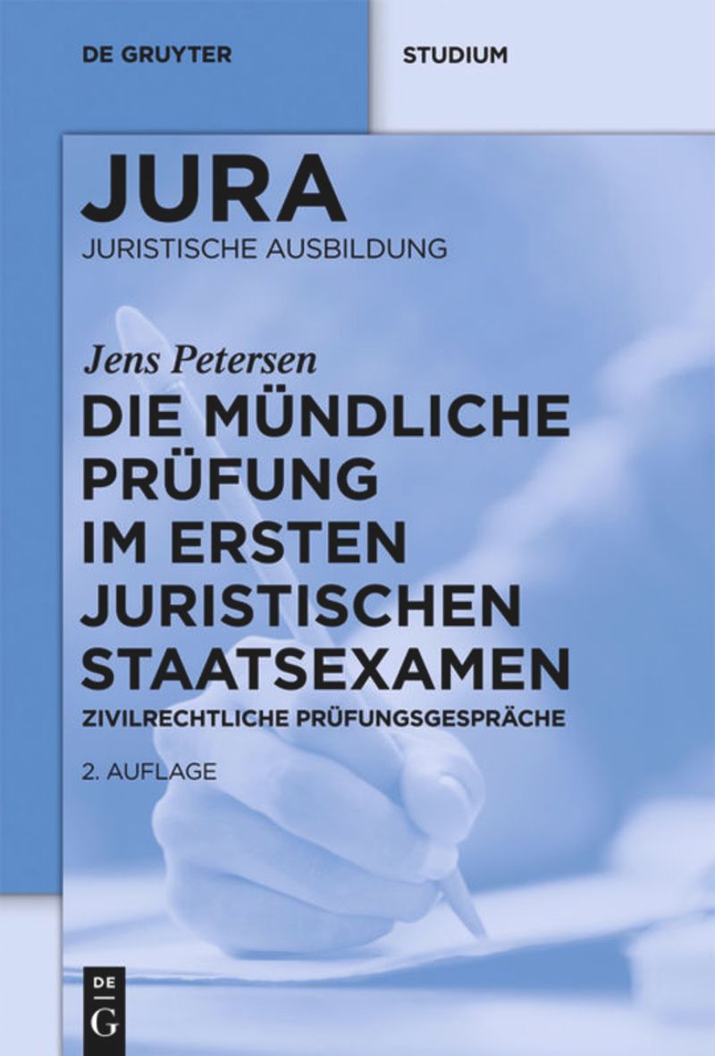 book: Die mündliche Prüfung im ersten juristischen Staatsexamen